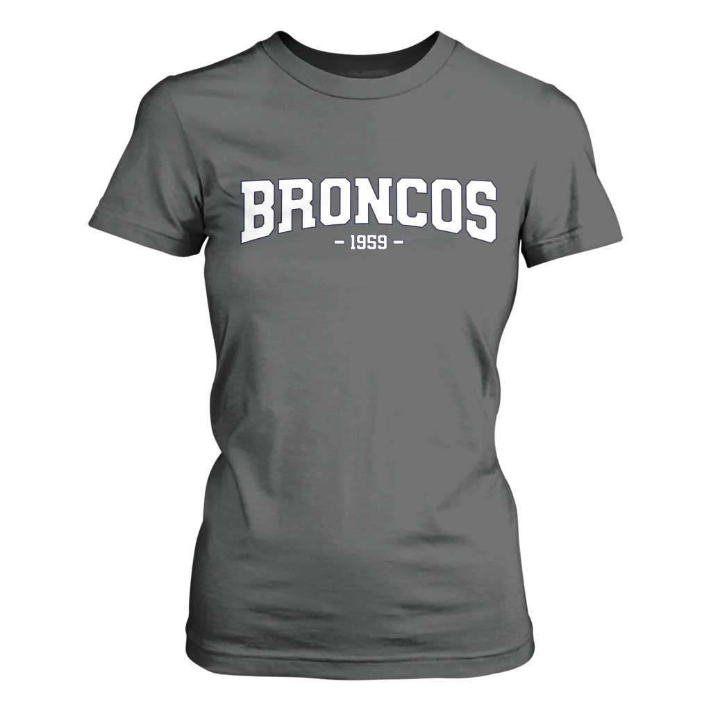 Vintage DFB T Shirt For Women Classic Game Day Print Retro Varsity Football TS10 Dark Heather Print Your Wear
