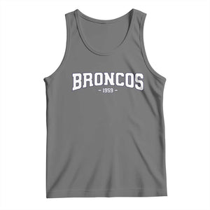 Vintage DFB Tank Top Classic Game Day Print Retro Varsity Football TS10 Black Heather Print Your Wear