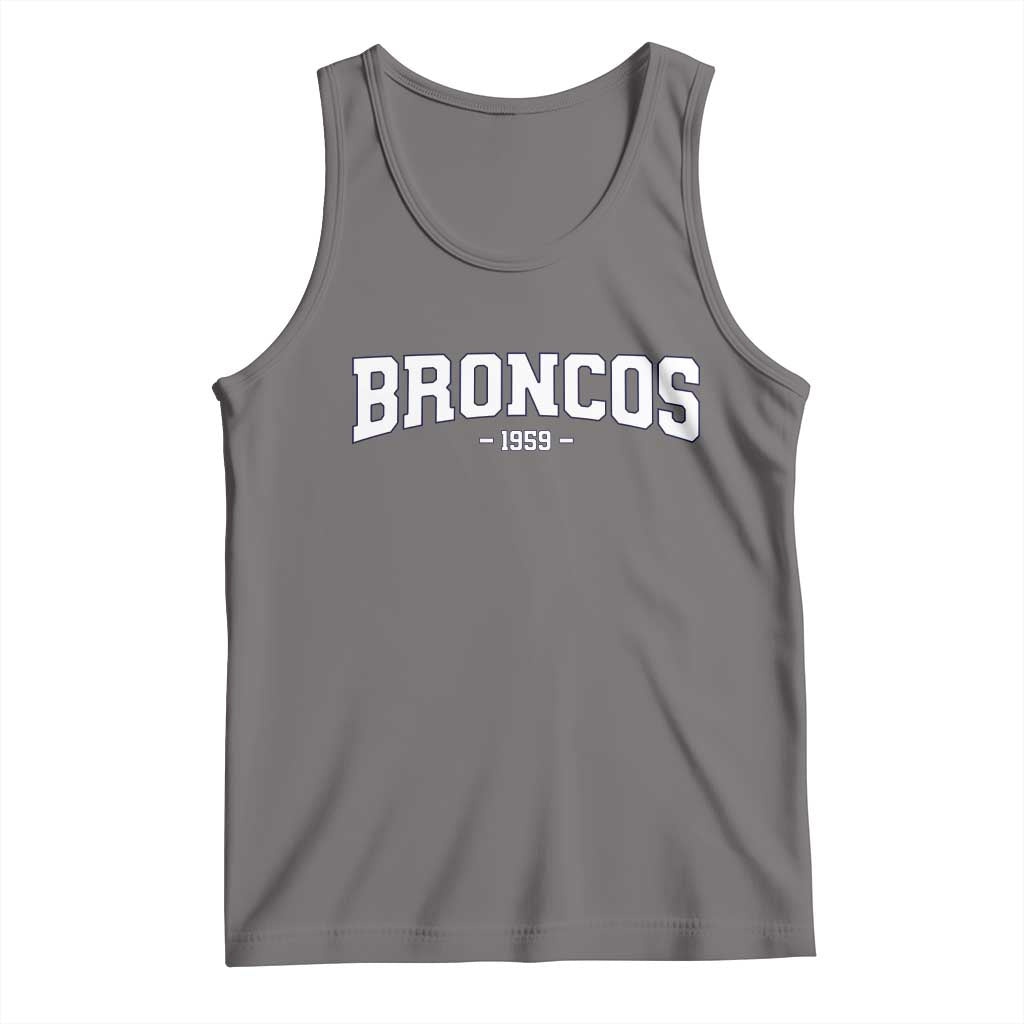 Vintage DFB Tank Top Classic Game Day Print Retro Varsity Football TS10 Deep Heather Print Your Wear