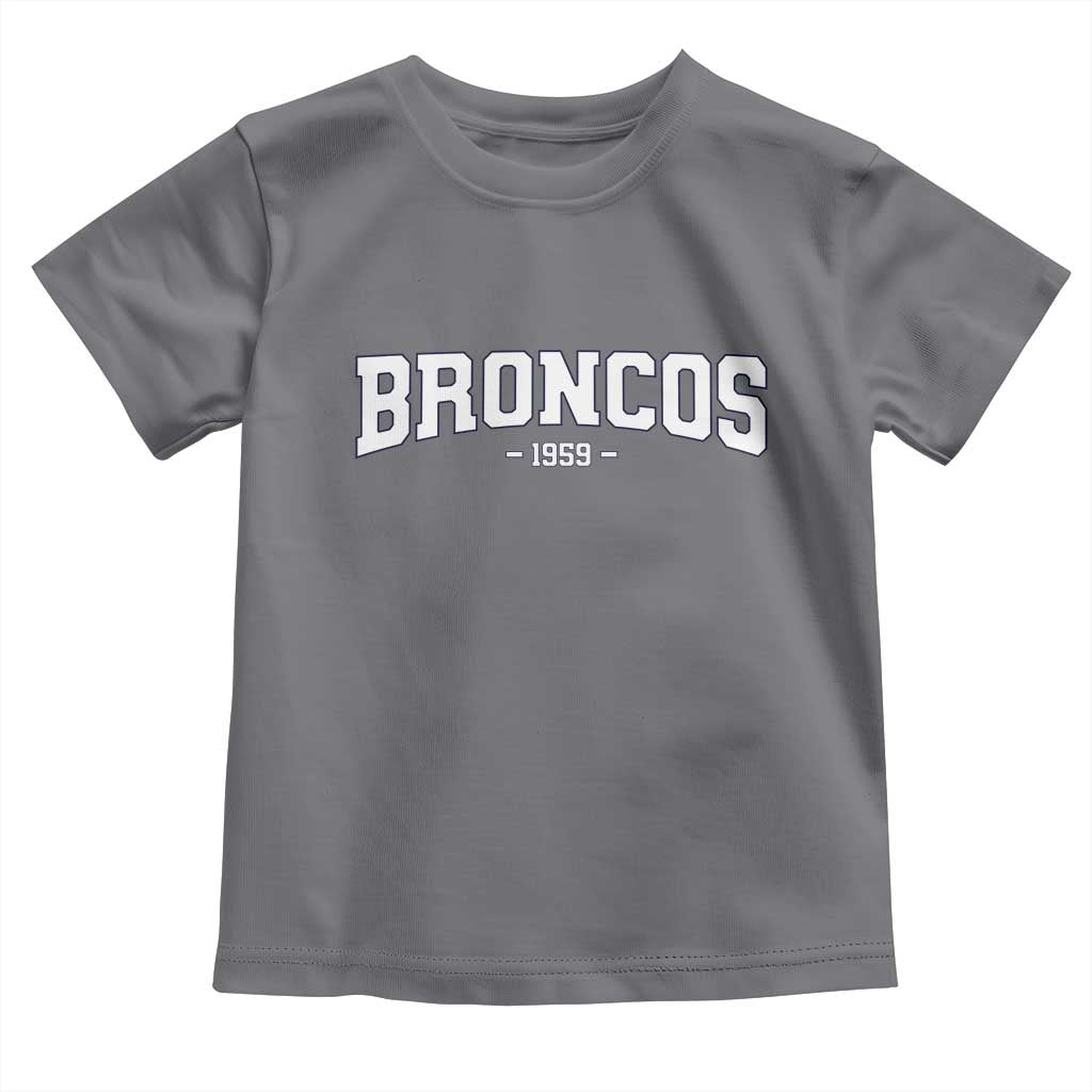 Vintage DFB Toddler T Shirt Classic Game Day Print Retro Varsity Football TS10 Charcoal Print Your Wear