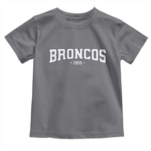 Vintage DFB Toddler T Shirt Classic Game Day Print Retro Varsity Football TS10 Charcoal Print Your Wear