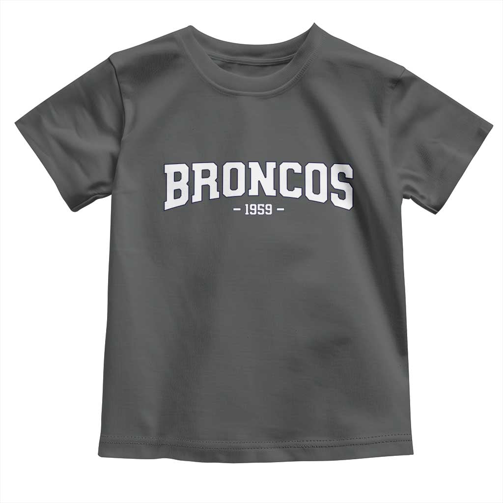 Vintage DFB Toddler T Shirt Classic Game Day Print Retro Varsity Football TS10 Dark Heather Print Your Wear