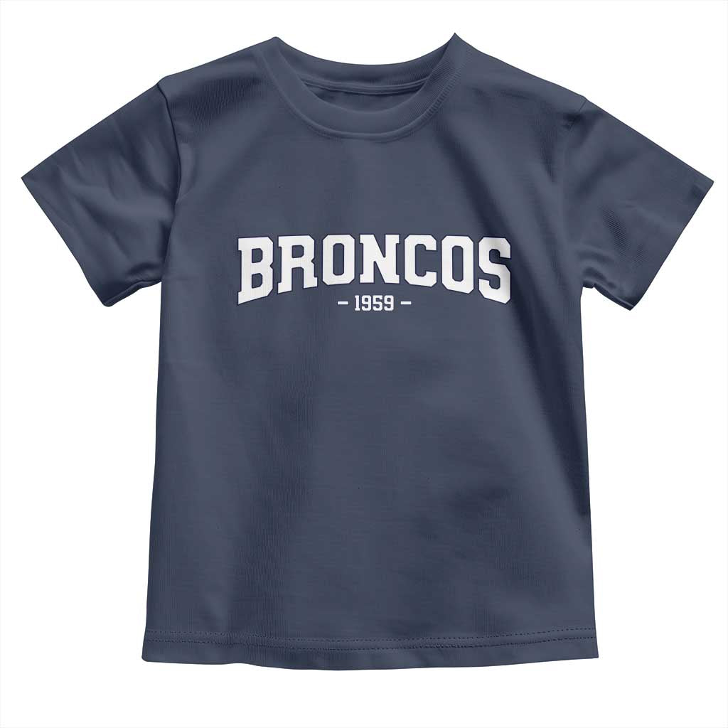 Vintage DFB Toddler T Shirt Classic Game Day Print Retro Varsity Football TS10 Navy Print Your Wear