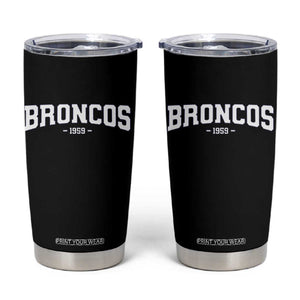 Vintage DFB Tumbler Cup Classic Game Day Print Retro Varsity Football TS10 Black Print Your Wear