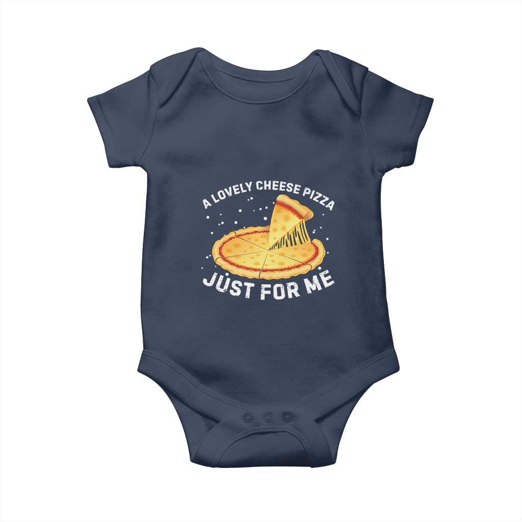 Funny Christmas Movie Baby Onesie Alone Kevin X-Mas Home A Lovely Cheese Pizza TS10 Navy Print Your Wear