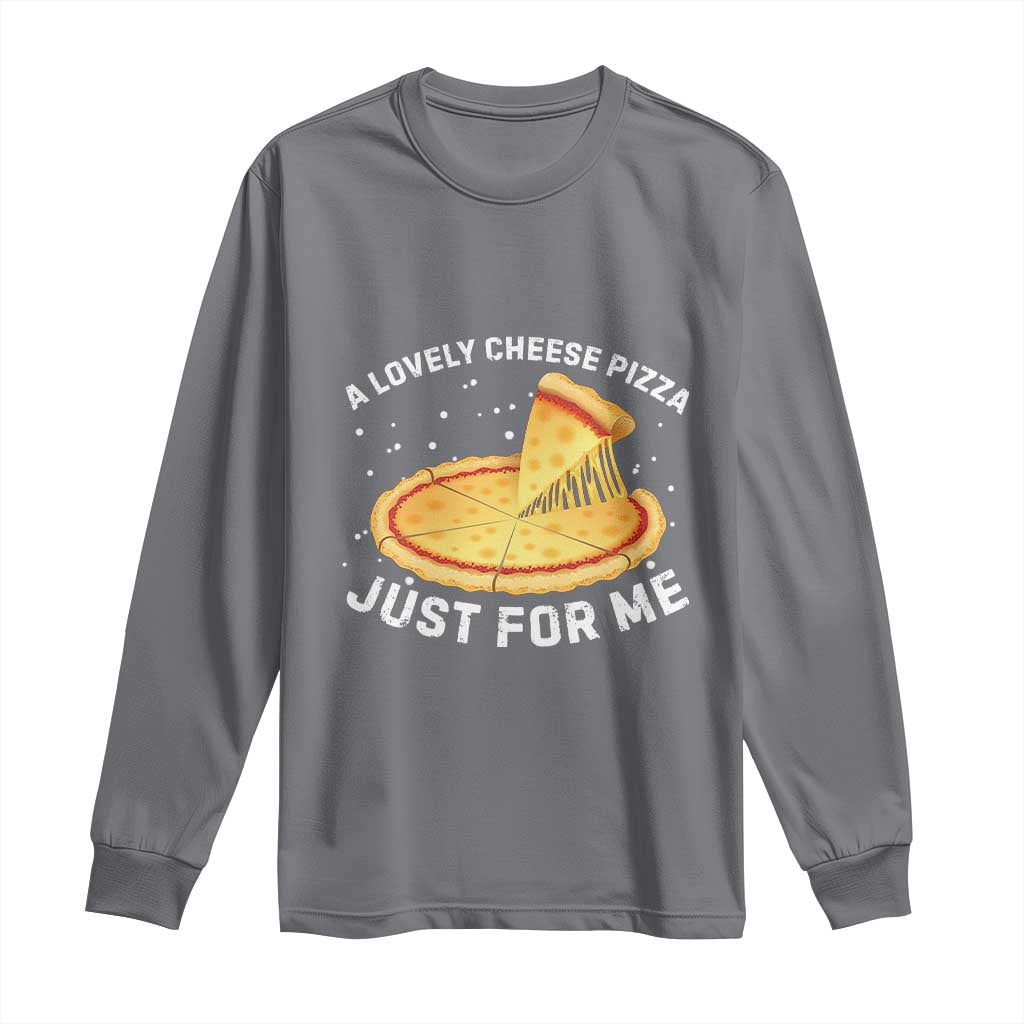 Funny Christmas Movie Long Sleeve Shirt Alone Kevin X-Mas Home A Lovely Cheese Pizza TS10 Charcoal Print Your Wear