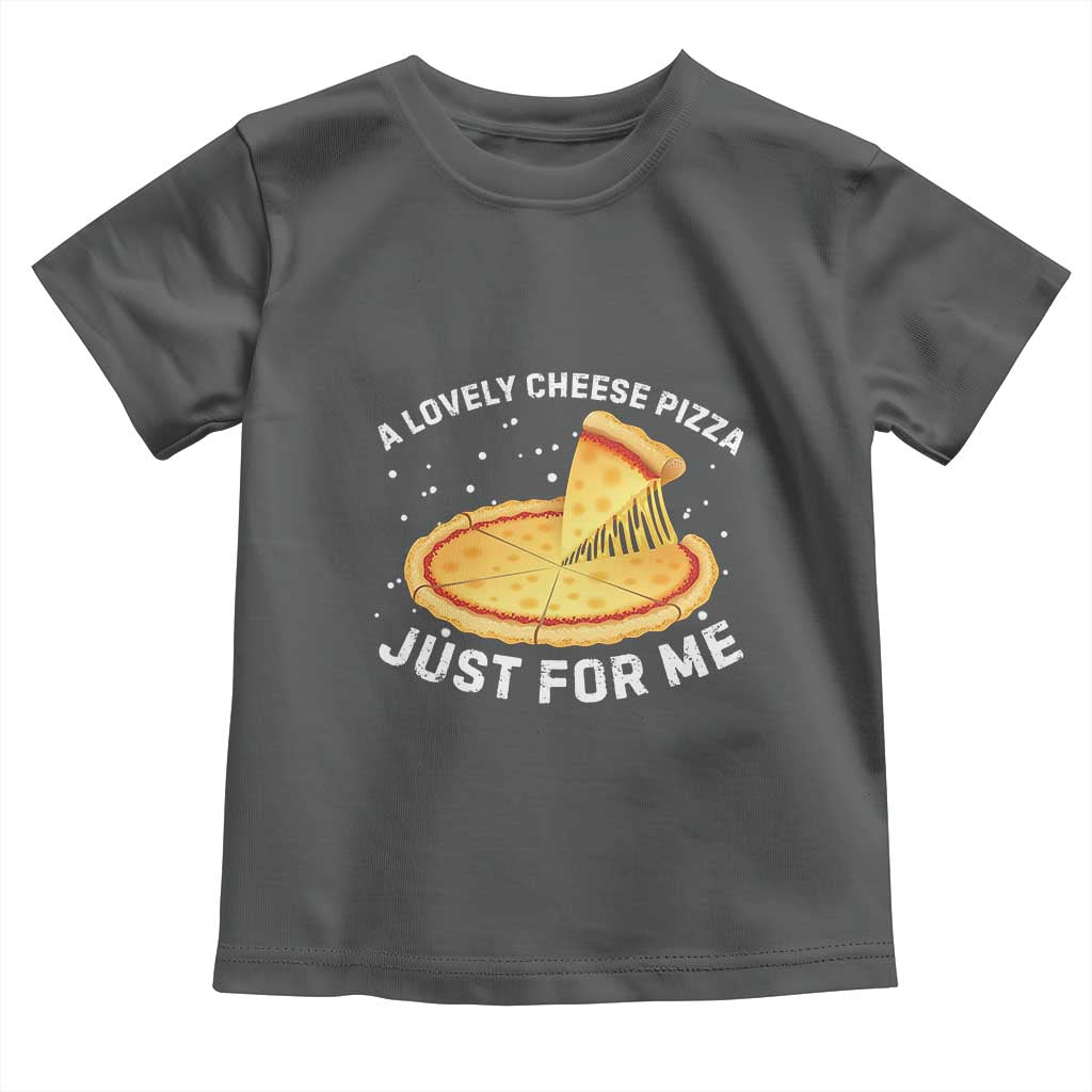 Funny Christmas Movie Toddler T Shirt Alone Kevin X-Mas Home A Lovely Cheese Pizza TS10 Dark Heather Print Your Wear