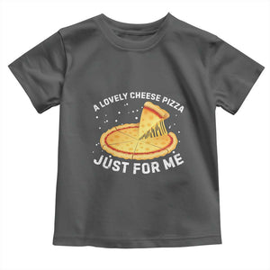 Funny Christmas Movie Toddler T Shirt Alone Kevin X-Mas Home A Lovely Cheese Pizza TS10 Dark Heather Print Your Wear