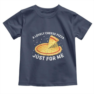 Funny Christmas Movie Toddler T Shirt Alone Kevin X-Mas Home A Lovely Cheese Pizza TS10 Navy Print Your Wear