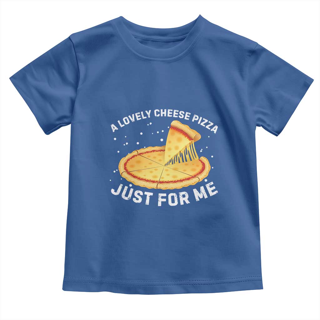 Funny Christmas Movie Toddler T Shirt Alone Kevin X-Mas Home A Lovely Cheese Pizza TS10 Royal Blue Print Your Wear
