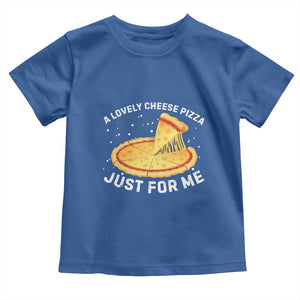 Funny Christmas Movie Toddler T Shirt Alone Kevin X-Mas Home A Lovely Cheese Pizza TS10 Royal Blue Print Your Wear