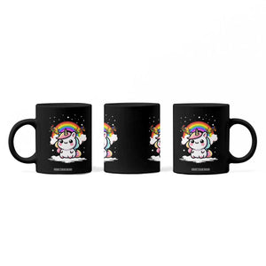 Unicorn Christmas Coffee Mug Cute Xmas Girls Rainbow TS10 Print Your Wear