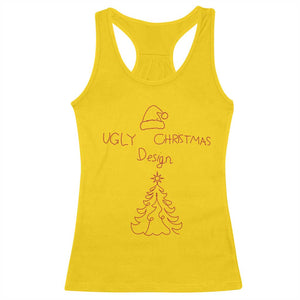 Funny Christmas Racerback Tank Top Ugly Tree Hand Drawn TS10 Daisy Print Your Wear