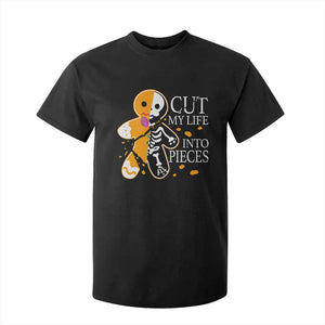 Gingerbread Christmas T Shirt For Kid Cut My Life Into Pieces Goth Black Aesthetics TS10 Black Print Your Wear