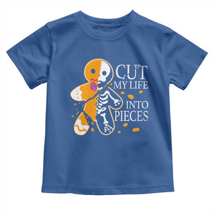 Gingerbread Christmas Toddler T Shirt Cut My Life Into Pieces Goth Black Aesthetics TS10 Royal Blue Print Your Wear