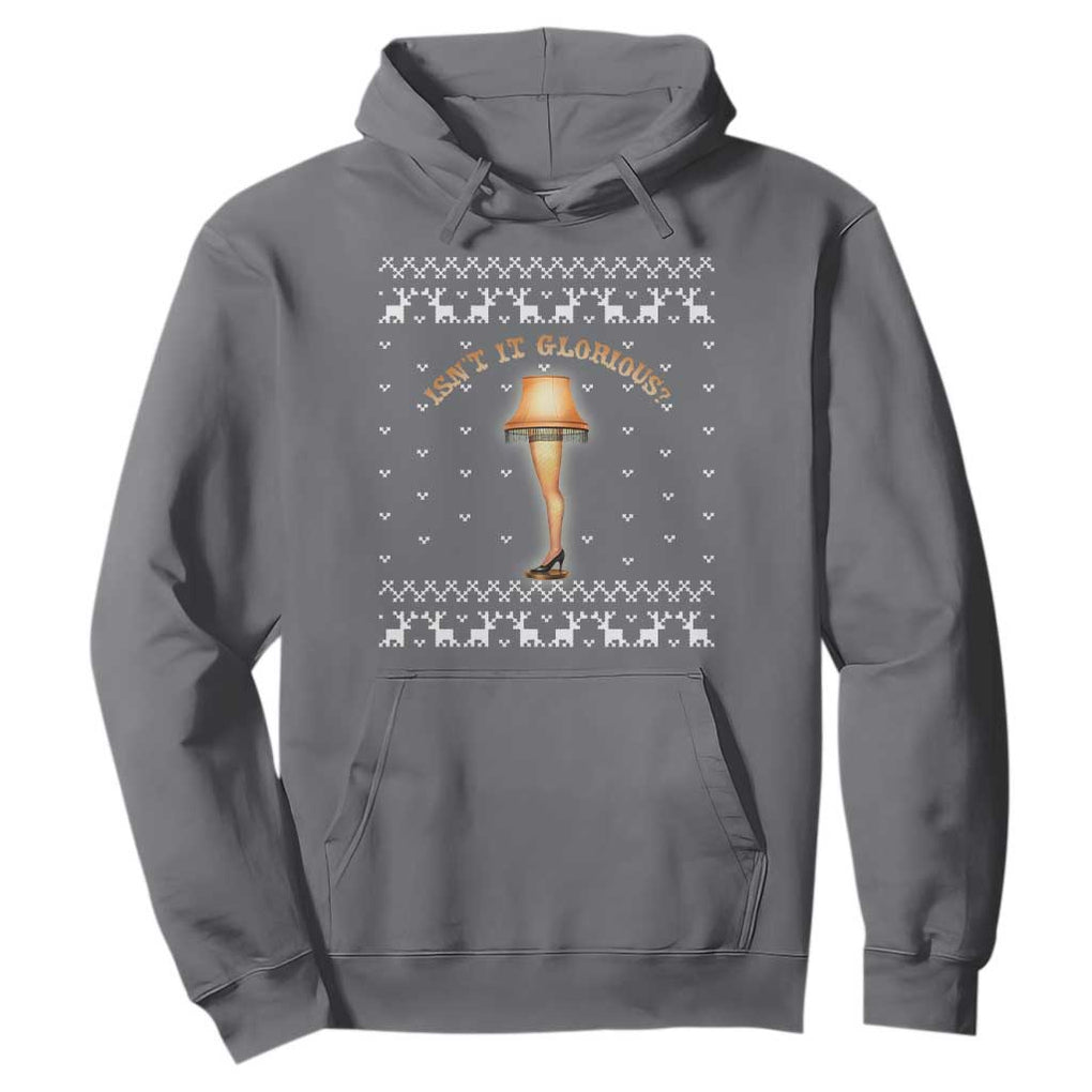 Funny Christmas Movie Hoodie Glorious Leg Lamp Ugly Gift TS10 Charcoal Print Your Wear