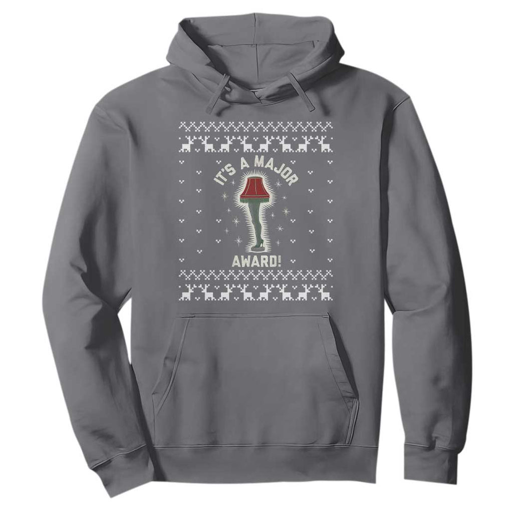 Funny Christmas Movie Hoodie It's A Major Award Leg Lamp Ugly Gift TS10 Charcoal Print Your Wear
