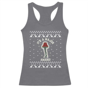 Funny Christmas Movie Racerback Tank Top It's A Major Award Leg Lamp Ugly Gift TS10 Charcoal Print Your Wear