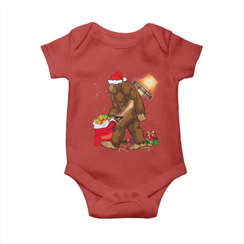Bigfoot Christmas Baby Onesie Xmas Movie Sasquatch Lovers TS10 Red Print Your Wear