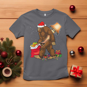 Bigfoot Christmas T Shirt Xmas Movie Sasquatch Lovers TS10 Charcoal Print Your Wear
