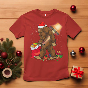 Bigfoot Christmas T Shirt Xmas Movie Sasquatch Lovers TS10 Red Print Your Wear