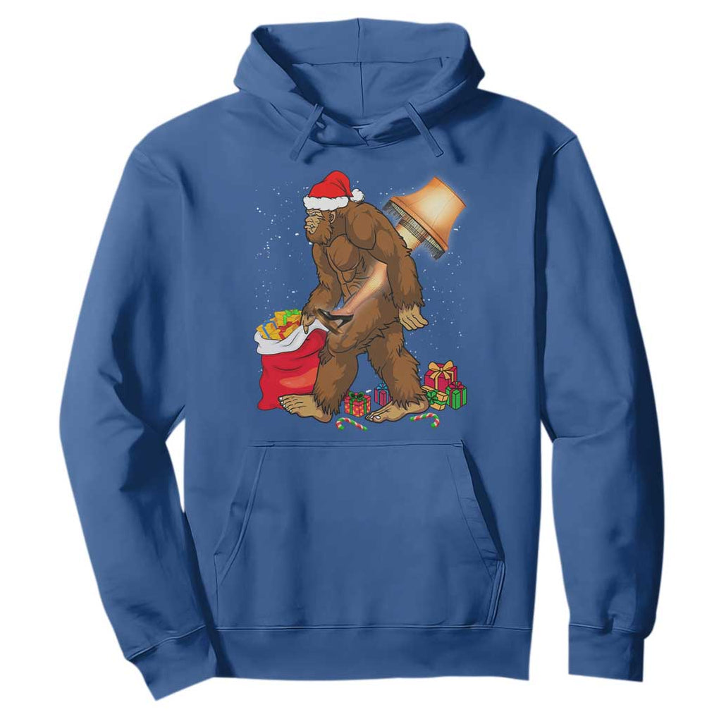 Bigfoot Christmas Hoodie Xmas Movie Sasquatch Lovers TS10 Royal Blue Print Your Wear