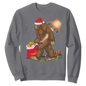 Bigfoot Christmas Sweatshirt Xmas Movie Sasquatch Lovers TS10 Charcoal Print Your Wear