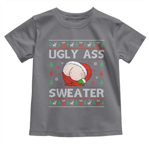 Funny Santa Christmas Toddler T Shirt Ugly Ass XMas Elephant Gift for Him TS10 Charcoal Print Your Wear