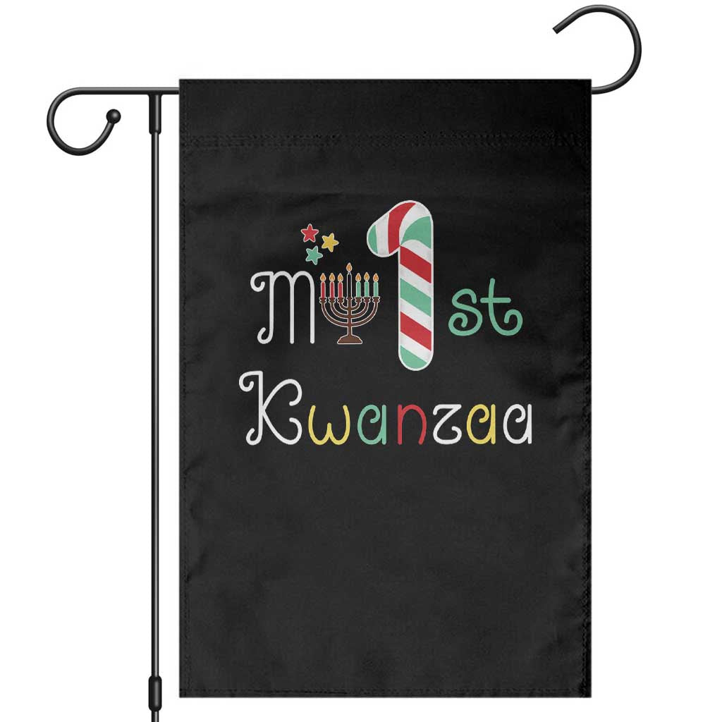 My 1st Kwanzaa Garden Flag Babys First Kwanzaa Kinara Gift TS10 Black Print Your Wear