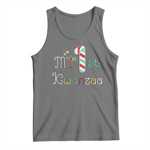 My 1st Kwanzaa Tank Top Babys First Kwanzaa Kinara Gift TS10 Black Heather Print Your Wear