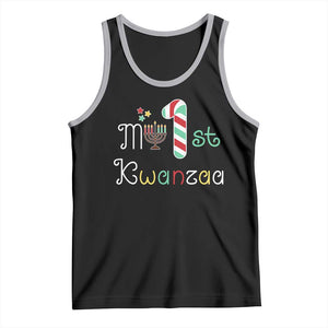 My 1st Kwanzaa Tank Top Babys First Kwanzaa Kinara Gift TS10 Black Athletic Heather Print Your Wear