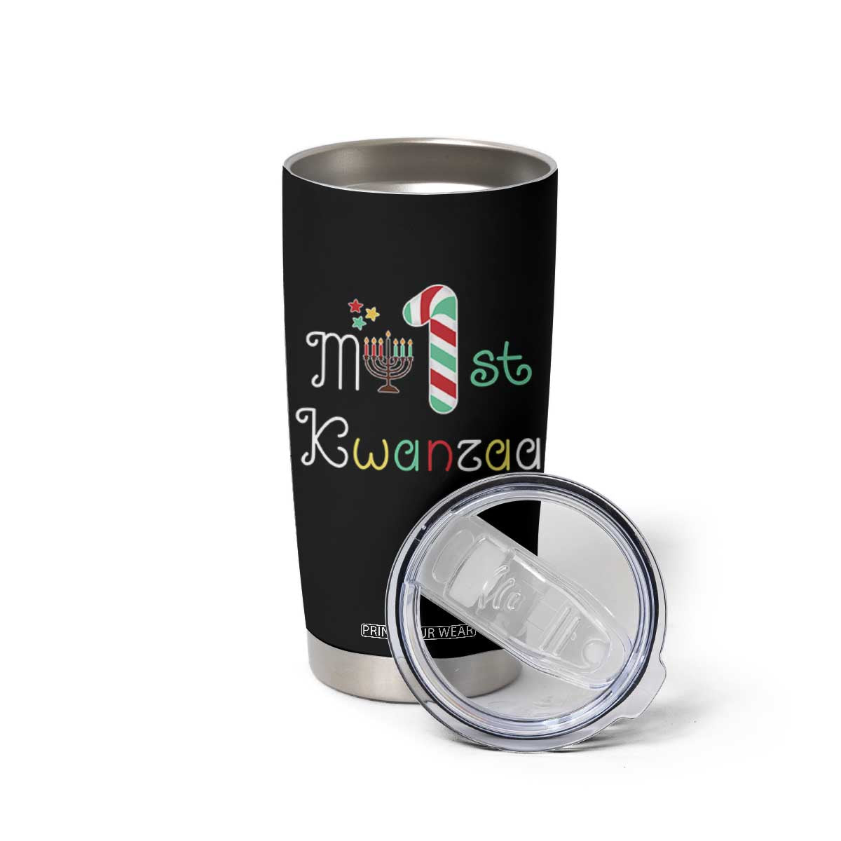 My 1st Kwanzaa Tumbler Cup Babys First Kwanzaa Kinara Gift TS10 Print Your Wear
