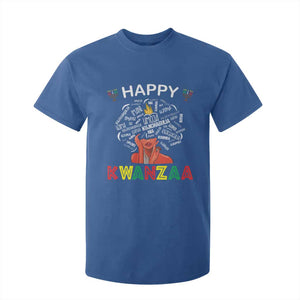 Happy Kwanzaa T Shirt For Kid African American Afro Queen Nguzo Saba TS10 Royal Blue Print Your Wear