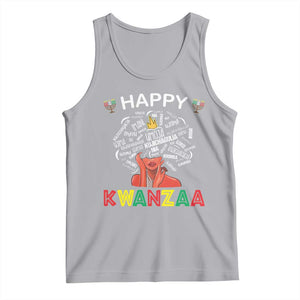 Happy Kwanzaa Tank Top African American Afro Queen Nguzo Saba TS10 Athletic Heather Print Your Wear