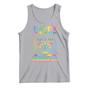 Happy Kwanzaa Tank Top Christmas African American Heritage Holiday Kinara Mazao TS10 Athletic Heather Print Your Wear