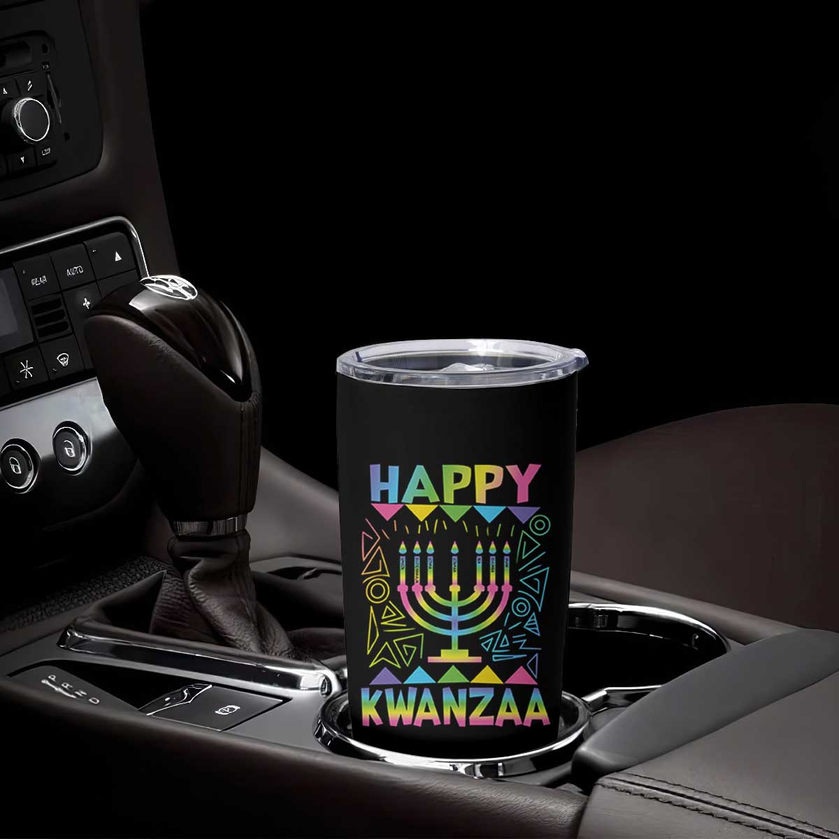 Happy Kwanzaa Tumbler Cup Christmas African American Heritage Holiday Kinara Mazao TS10 Print Your Wear
