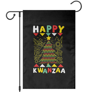 Happy Kwanzaa Christmas Garden Flag African American Holiday Christmas Tree TS10 Black Print Your Wear