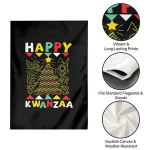 Happy Kwanzaa Christmas Garden Flag African American Holiday Christmas Tree TS10 Print Your Wear