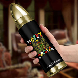 Happy Kwanzaa Christmas Bullet Tumbler African American Holiday Christmas Tree TS10 Print Your Wear