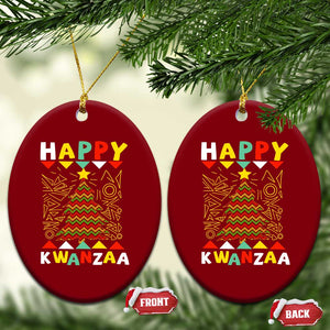 Happy Kwanzaa Christmas Ceramic Ornament African American Holiday Christmas Tree TS10 Print Your Wear