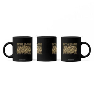 Buffalo Soldiers Coffee Mug 9th and 10th Cavalry African American Heros Black Soldiers TS10 Print Your Wear