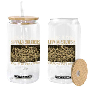 Buffalo Soldiers Glass Can 9th and 10th Cavalry African American Heros Black Soldiers TS10 Print Your Wear