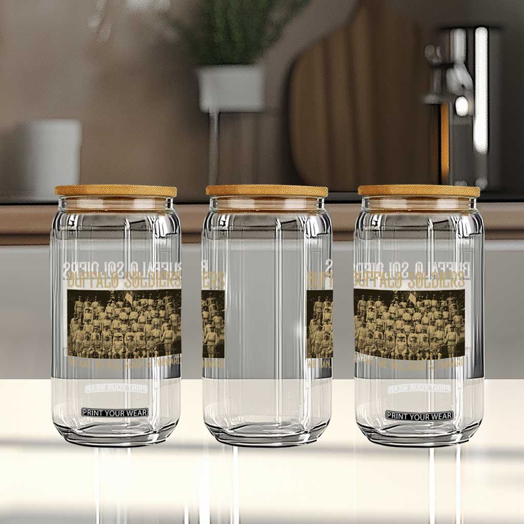 Buffalo Soldiers Glass Can 9th and 10th Cavalry African American Heros Black Soldiers TS10 Print Your Wear