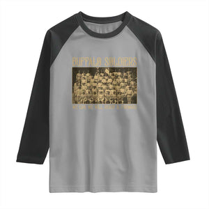 Buffalo Soldiers Raglan Shirt 9th and 10th Cavalry African American Heros Black Soldiers TS10 Sport Gray Black Print Your Wear