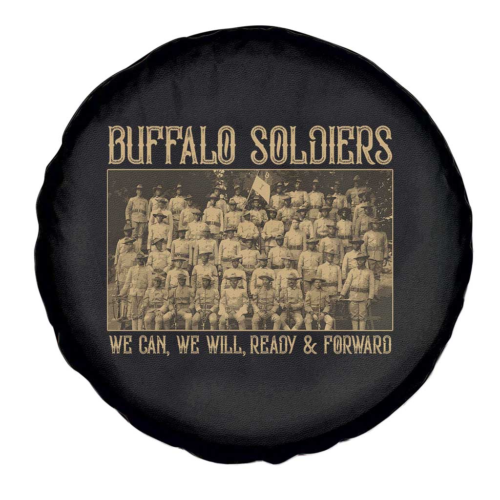 Buffalo Soldiers Spare Tire Cover 9th and 10th Cavalry African American Heros Black Soldiers TS10 Print Your Wear
