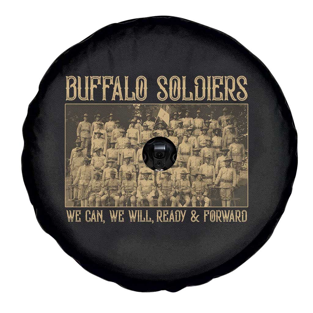 Buffalo Soldiers Spare Tire Cover 9th and 10th Cavalry African American Heros Black Soldiers TS10 Print Your Wear