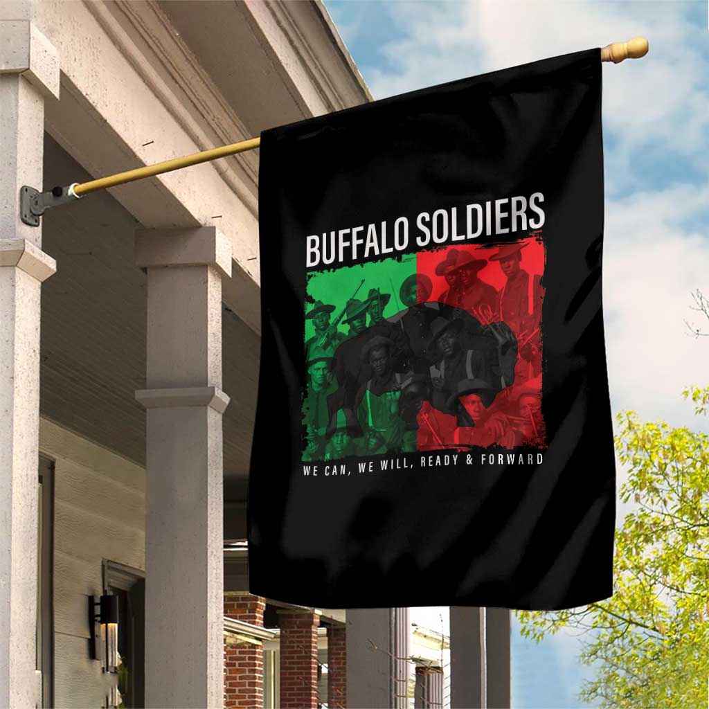 Buffalo Soldiers Garden Flag 9th and 10th Cavalry Afro African American Heros TS10 Print Your Wear