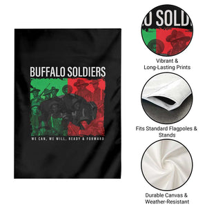 Buffalo Soldiers Garden Flag 9th and 10th Cavalry Afro African American Heros TS10 Print Your Wear