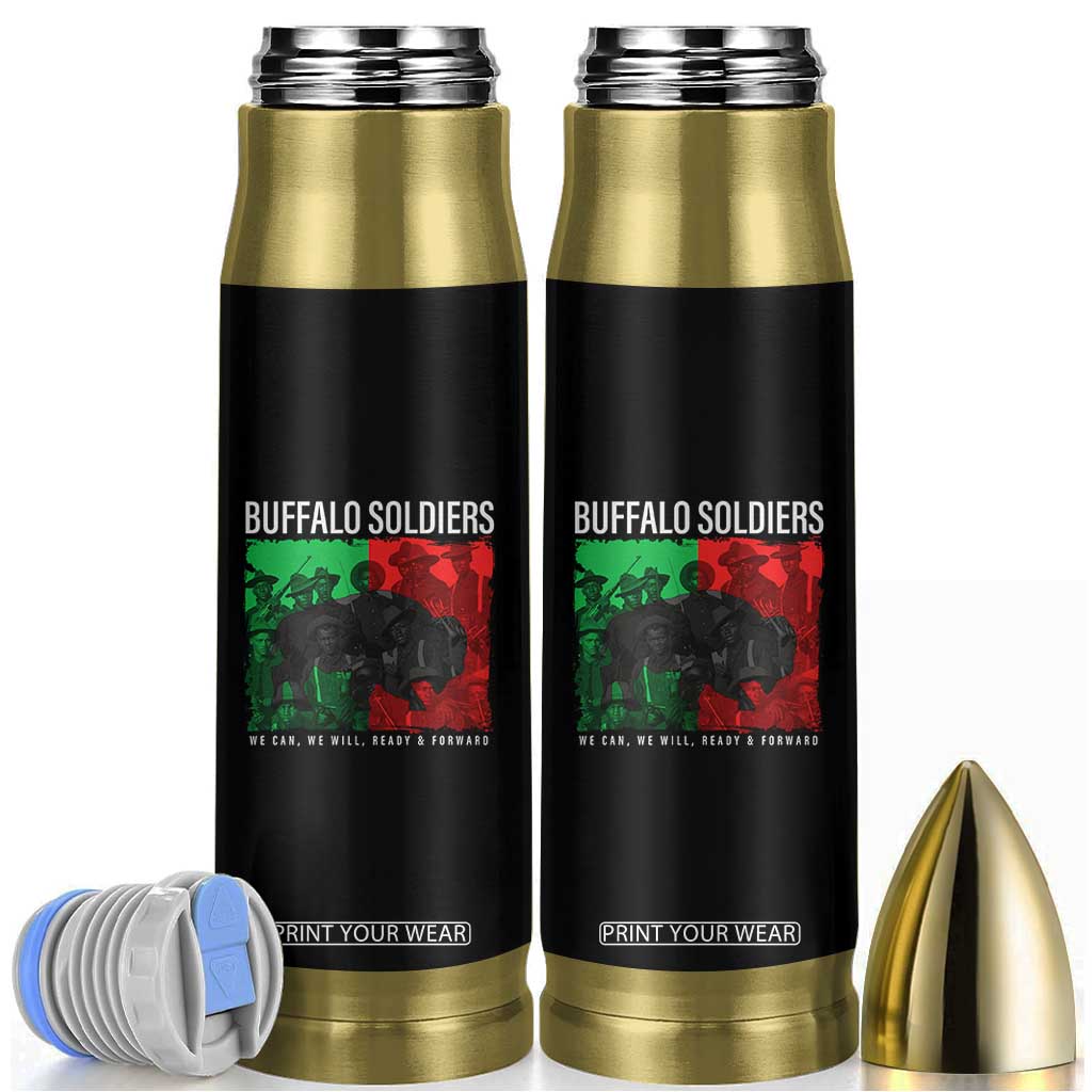 Buffalo Soldiers Bullet Tumbler 9th and 10th Cavalry Afro African American Heros TS10 Black Print Your Wear