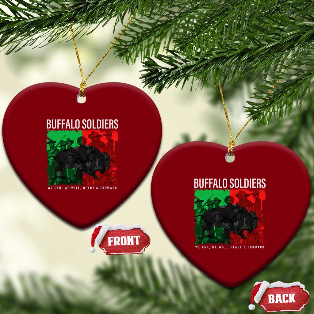 Buffalo Soldiers Ceramic Ornament 9th and 10th Cavalry Afro African American Heros TS10 Print Your Wear